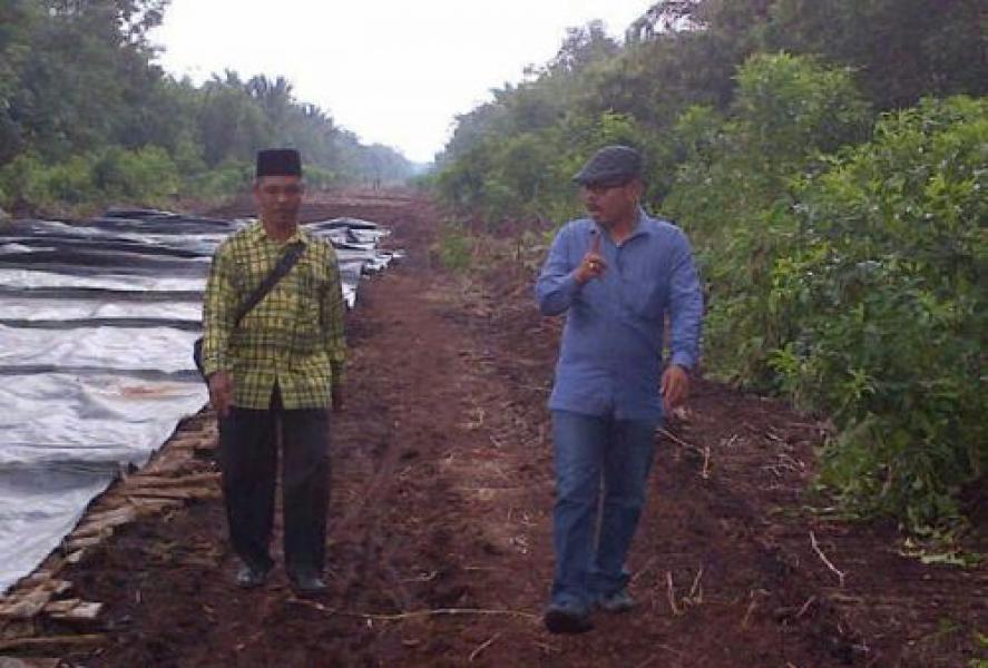 Pengerjaan Jalan Lintas Lukun-Sungaitohor Kembali Dilanjut, Camat 3T. Ini yang Kami Nanti-nantikan