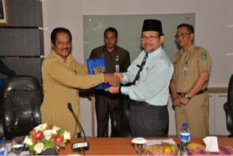 Dispenda Kabupaten Sorong Lakukan Kunker di Kabupaten Bengkalis  