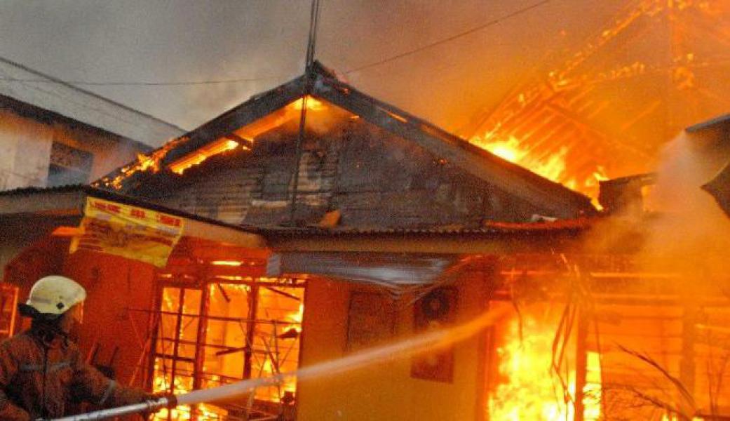  Seorang Nenek di Meranti Tewas Terpanggang 