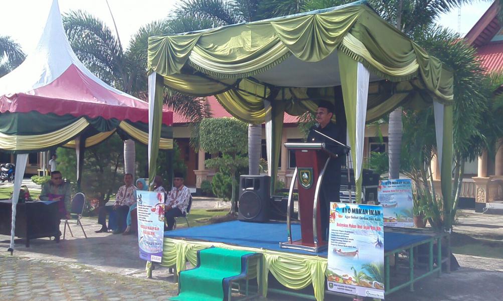 Bupati Herliyan Komitmen Wujudkan Ketahan Pangan Berbasis Ikan 