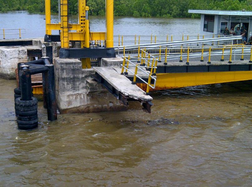 Dolpin Dermaga Roro Bengkalis Ambruk, Ini Kata Kadishub!