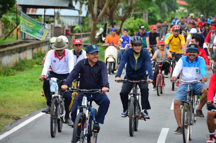 Ribuan Peserta Ramaikan Bengkalis Fun Bike