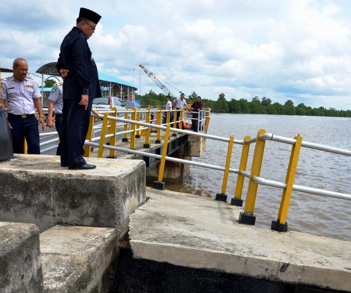 Wabup Suayatno Langsung Tinjau Roro Air Putih