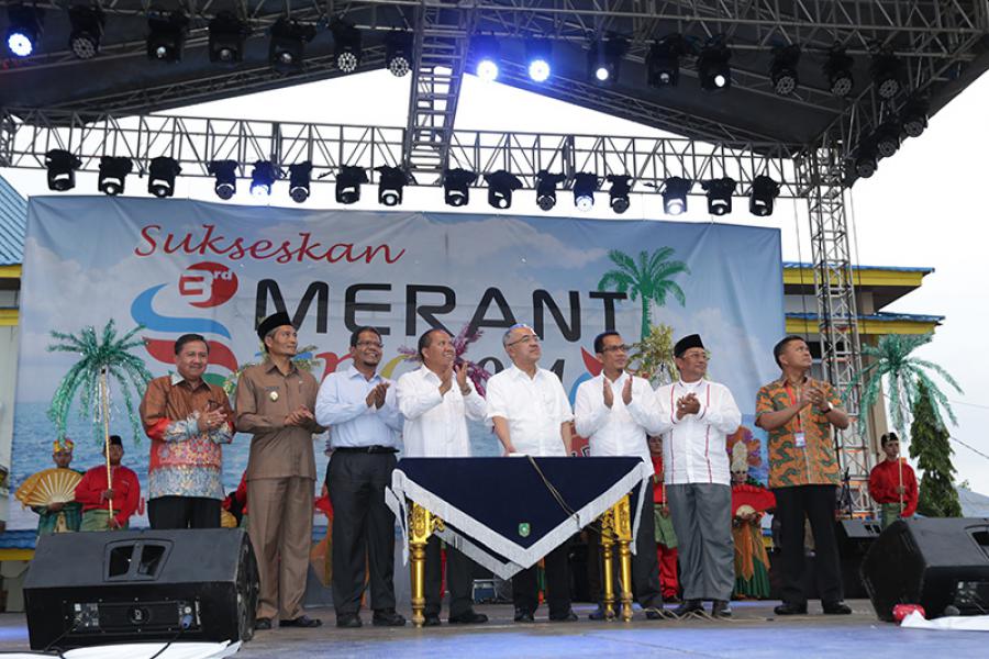 Bupati Irwan Ucapkan Selamat Datang di Meranti Expo 2014
