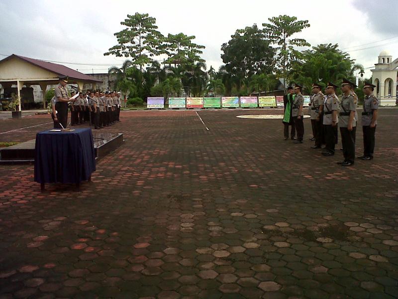 Polres Bengkalis Gelar Sertijab Empat Perwira  