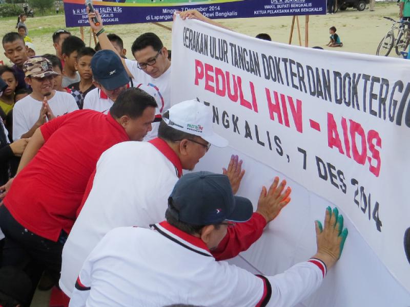 Ribuan Warga Bengkalis Antusias Ikuti Jalan Santai