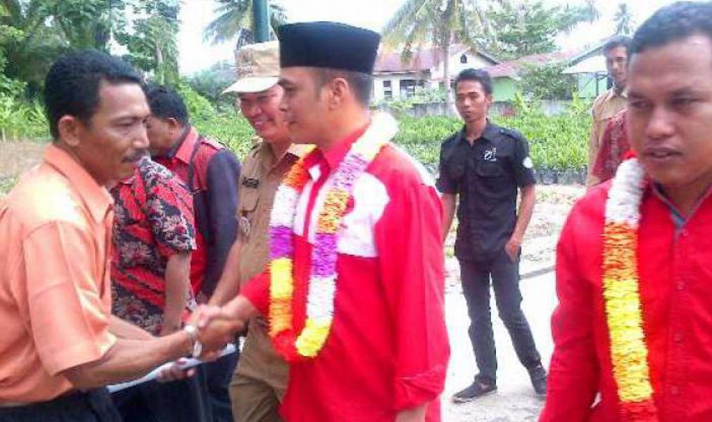 Beda! Musancab IV PDIP di Rupat disambut oleh Camat 
