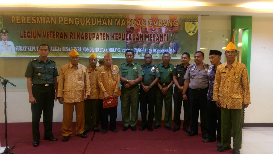 Hasanudin Endang Pimpin LVRI Kabupaten Meranti
