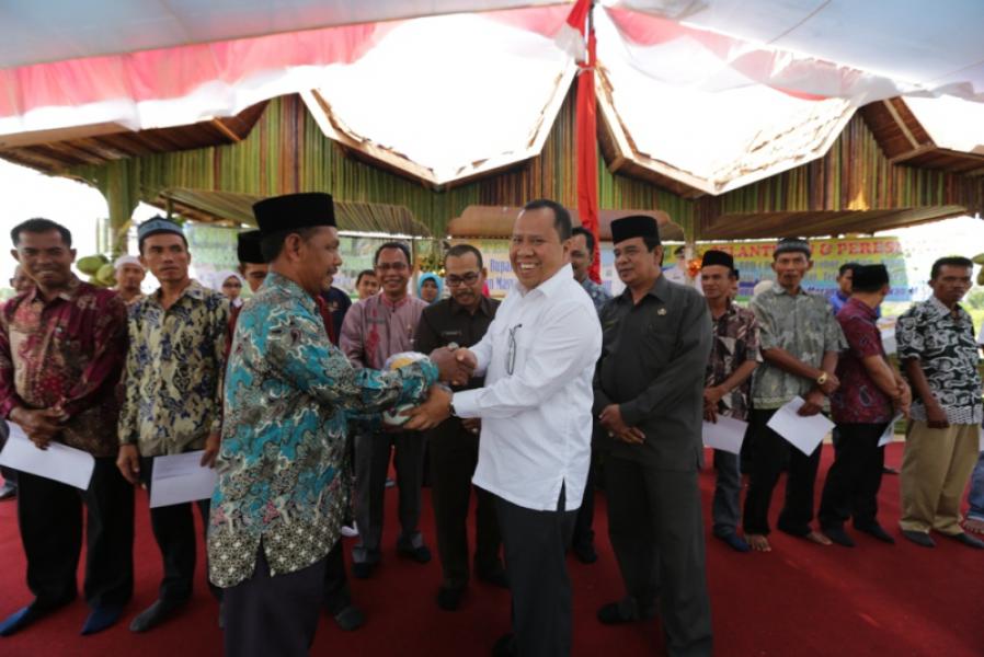 Bupati Hadiri Syukuran HUT Ke-4 Kecamatan Tebing Tinggi