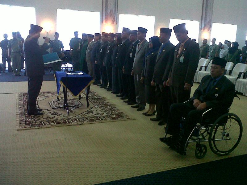 Sekda Bengkalis Lantik 12 Pejabat Eselon III, Sefnur Jabat Kabid Penyusunan Program Setda 