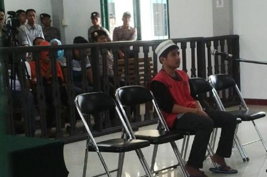 Sidang Vonis Tiga Terdakwa Mutilasi di Siak Dijaga Ketat Polisi