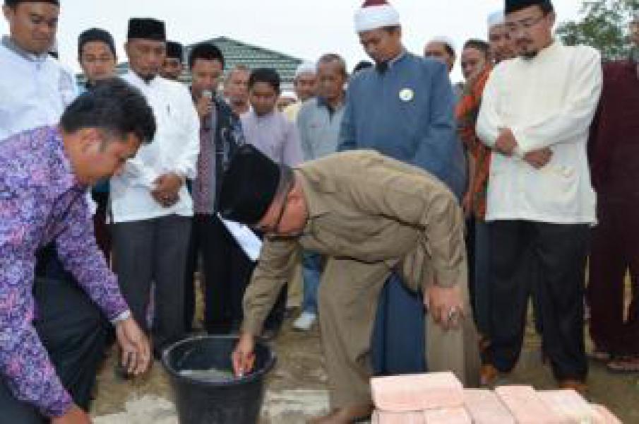 Suayatno Hadiri Peletakan Batu Pertama Pembangunan Asrama Pesantren Daarul Quran Ibadurrahman 