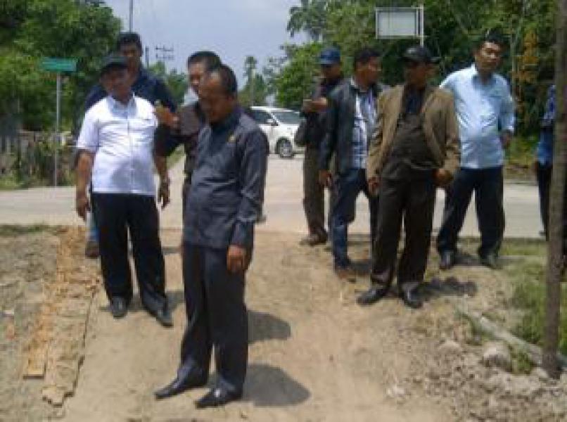 Tinjau Proyek Multiyars di Pulau Rupat, Komisi II Kecewa Realisasi di Lapangan Baru 17 Persen 
