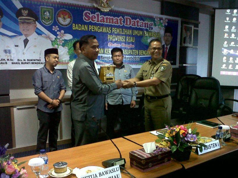 Bawaslu Riau Kunker Di Kabupaten Bengkalis Bahas Persiapan Anggaran Pengawasan Pilkada 
