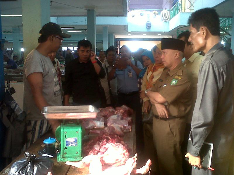 Disperindag dan Bulog Bengkalis Sidak Pasar dan Agen, Harga Beras Naik