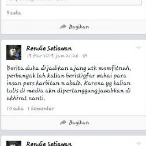 Penghinaan Terhadap Jurnalis Tidak Selesai Dengan Kata Maaf 