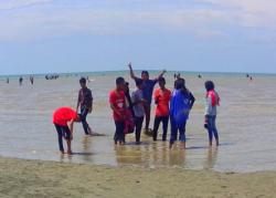  Objek Wisata Meranti, Keindahan Pantai Beting Beras Tarik Ribuan Pengujung Tiap Pekan