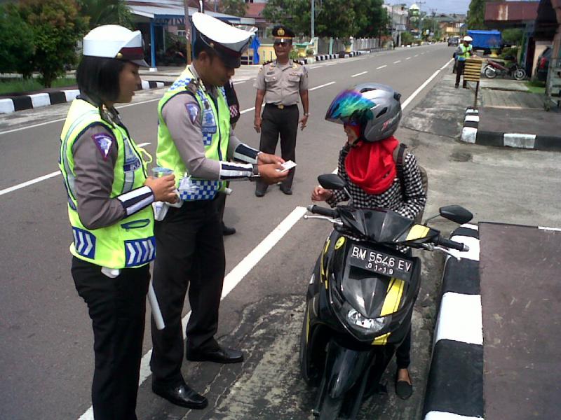 8 Hari Operasi Simpatik, 47 Kendaraan Di Tilang 297 Dapat Teguran  