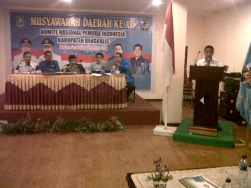 Musda DPD KNPI Kabupaten Bengkalis Ke XII, Irmi Syakip Arsalan Terpilih Secara Aklamasi 