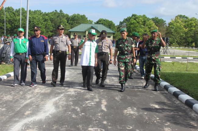 May Day, Polres Bengkalis Mengadakan Aksi Damai Penanaman Pohon