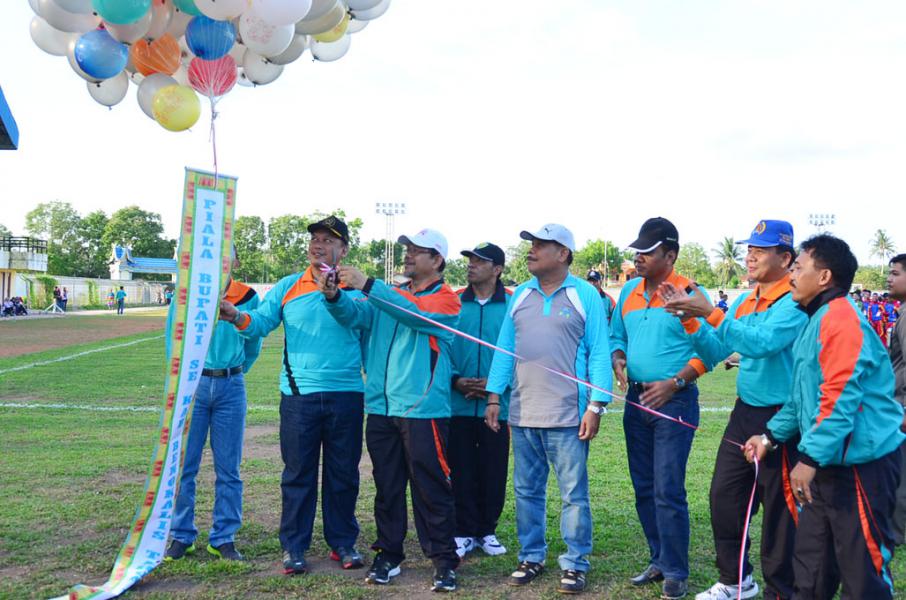 8 Kecamatan Rebut Piala Bupati Bengkalis CUP