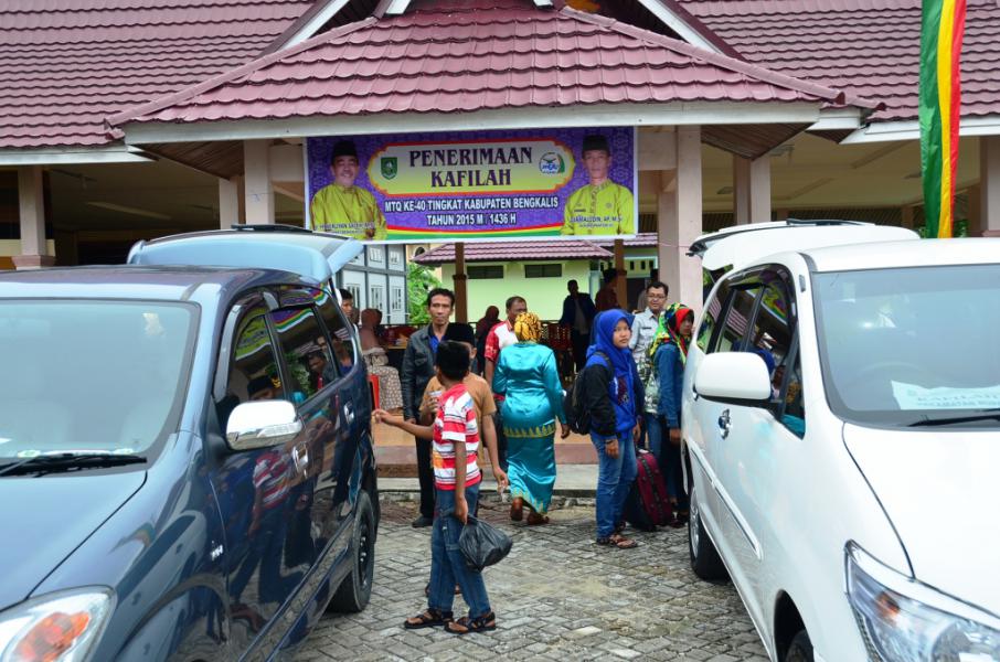 Kafilah MTQ Tiba Di Bengkalis