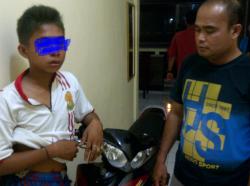 Maling Motor, Remaja 17 Tahun Ini Diringkus