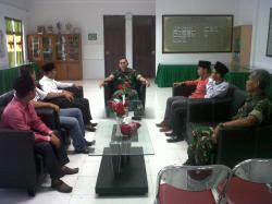 KNPI Bengkalis Audensi Dengan Dandim, Sampaikan Program Strategis