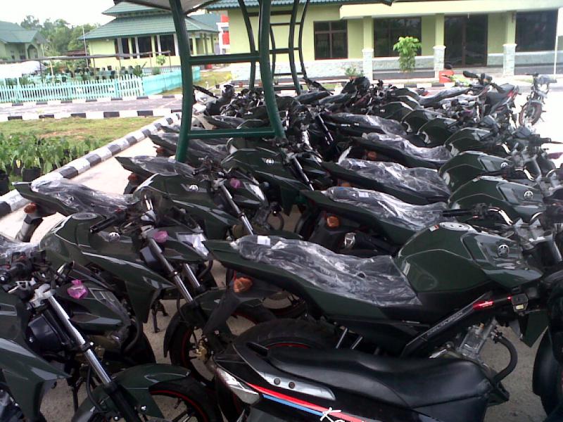 Kodim Bengkalis Dapat Bantuan 19 Unit Sepeda Motor Dari Mabes AD
