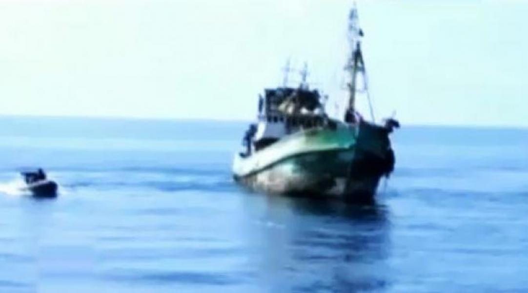 Pol Air Bengkalis Tangkap Dua Kapal Ikan Diduga Milik Warga Malaysia