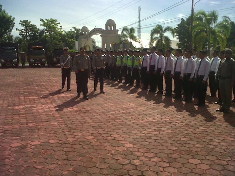 Amankan Mudik, Polres Bengkalis Gelar Pasukan Operasi Ketupat 2015 