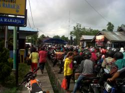 Arus Penumpang Dipelabuhan Roro Bengkalis Membludak 