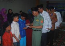 Bappeda  Santuni 30 Anak Yatim