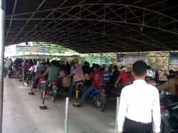 H-4, Arus Penumpang Di Pelabuhan Ro-Ro Bengkalis Aman Lancar 