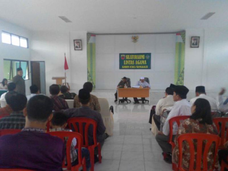 Kodim 0303/ Bengkalis Gelar Silaturahmi Lintas Agama 