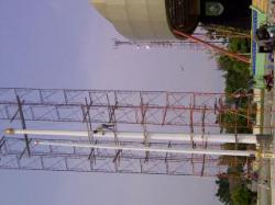 Proyek Tiang Bendera Lapangan Tanpa Plang  