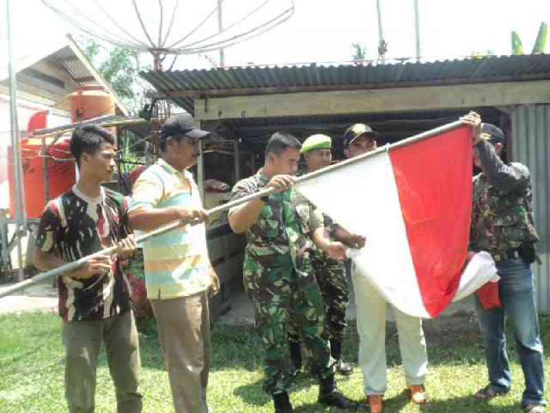 Dandim 0303 Bengkalis Himbau Kembali Bagi Warga Yang Belum Memasang Bendera Merah Putih