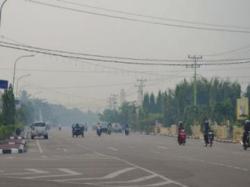 Kabut Asal Tipis Selimuti Pulau Bengkalis 