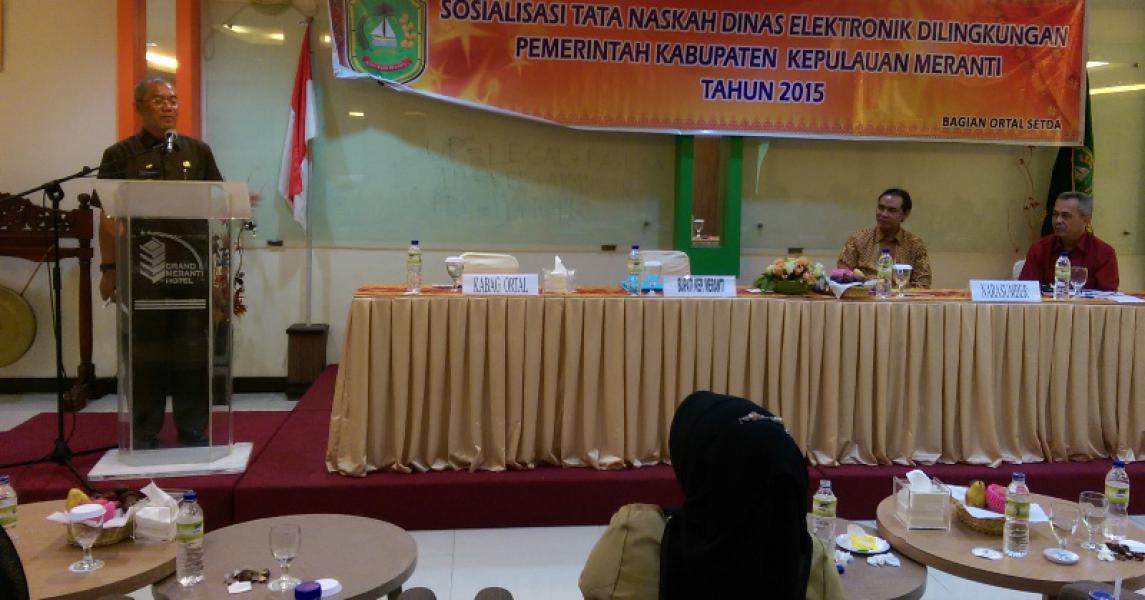 Pembuatan Naskah Tata Dinas Harus Legal dan Rasional serta Efisien