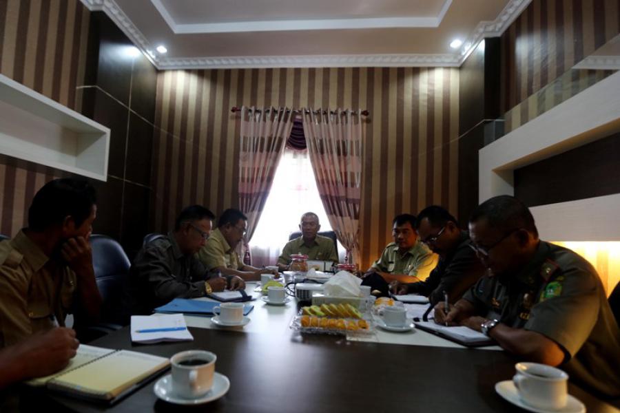 Pj Bupati Meranti Gelar Rakor Bersama Dinas Terkait