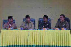 Raker Di Bukit Batu, Pj Bupati: Aparatur Tidak Boleh Jadi Tim Sukses 