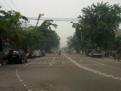 Alamak, Cerah Di Pagi Hari, Jelang Siang Kabut Asap Kembali Selimuti Bengkalis 