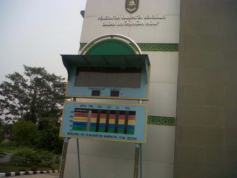 Alat Pemantau ISPU BLH Bengkalis Rusak 