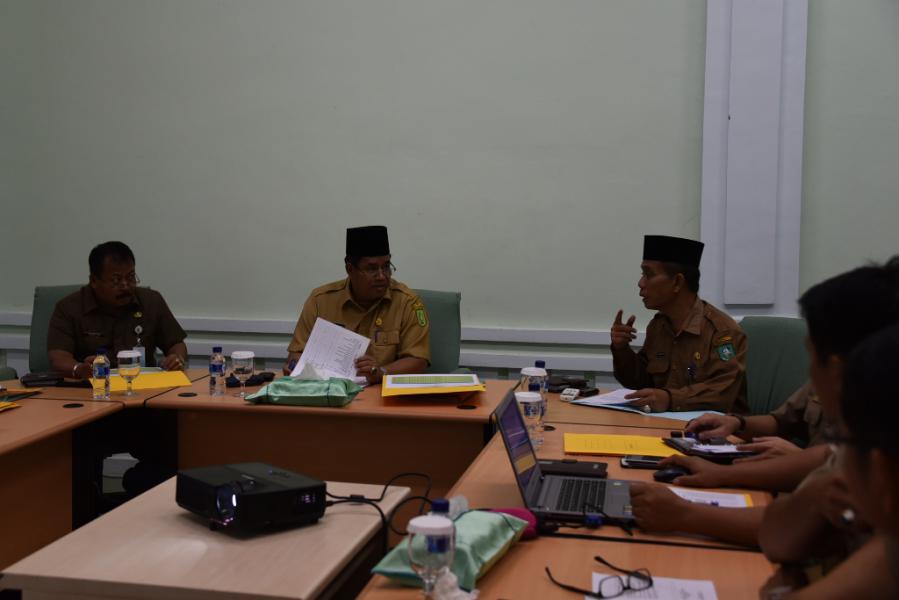 Kumpul Kepala SKPD, Ahmad Tegaskan Segera Lelang Kegiatan yang Belum Dilelangkan