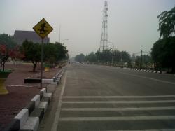 Pagi Ini, Kabut Asap Masih Selimuti Bengkalis 