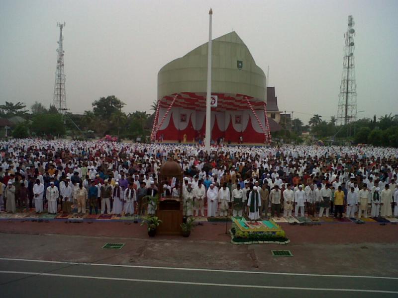 Sholat Idul Adha Bengkalis Berlangsung Khidmat 