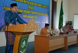 Susun APBD, SKPD Diminta Jeli dan Lebih Hati-hati