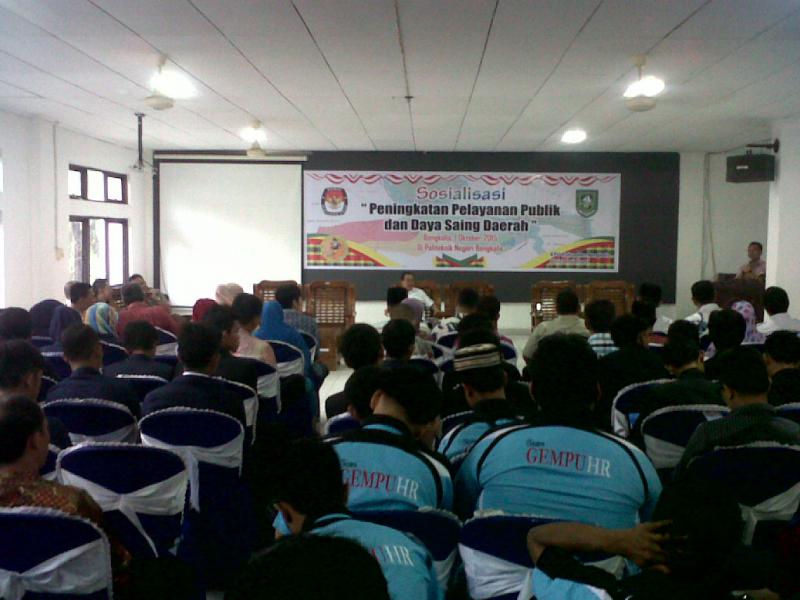 Dialog Interaktif Paslon KPU Hanya Di Hadiri Paslon Nomor 2 