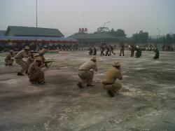 Meriahnya HUT TNI ke 70 Di Bengkalis 