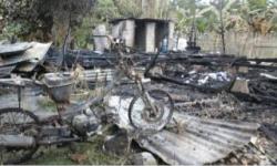 Satu Unit Rumah Di Kuala Alam Ludes Dilalap si Jago Merah 